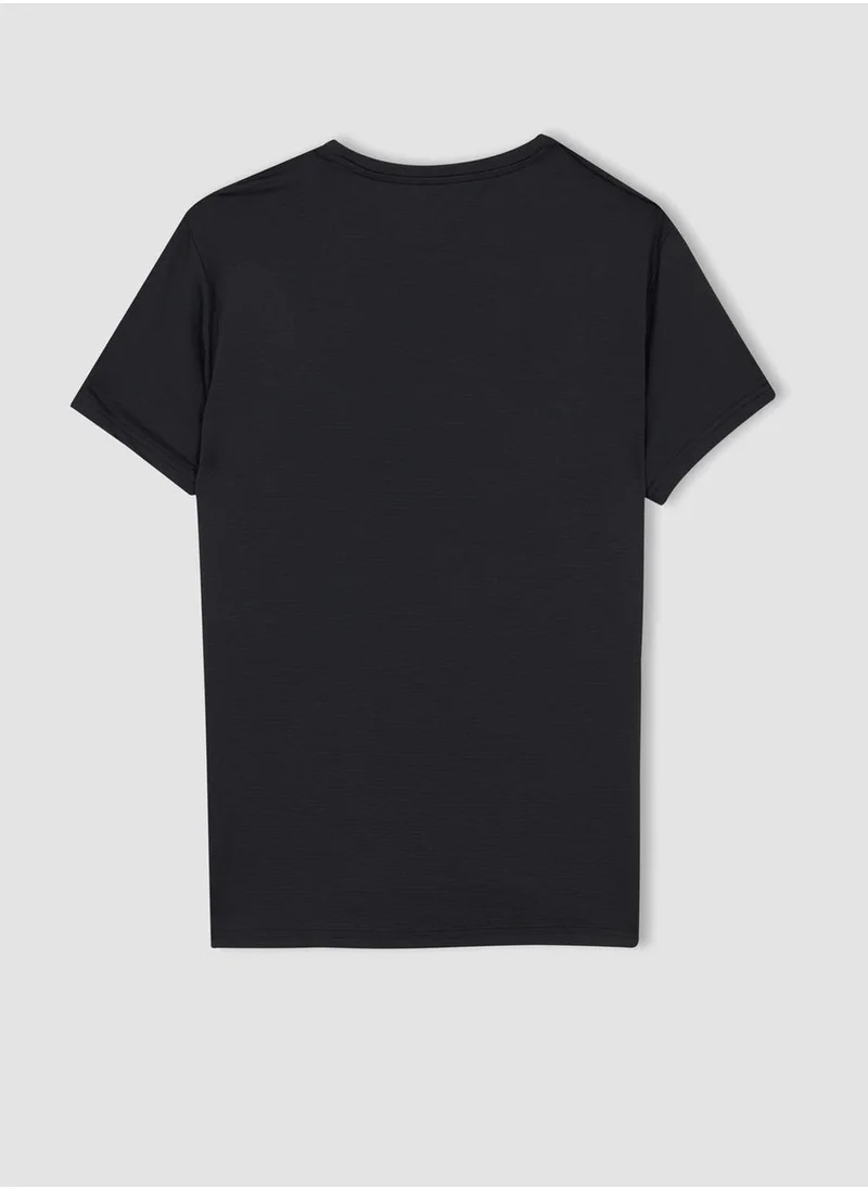 DeFacto Man Slim Fit Knitted T-Shirt