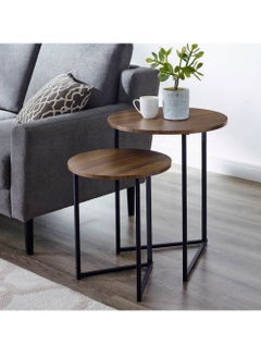 3-piece nesting table set designed with wood tops and black steel legs - pzsku/Z4D8B6FB97368A714C265Z/45/_/1715924534/4590ba2c-6b14-4aa0-98a0-d5810a2a2964