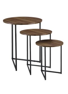 3-piece nesting table set designed with wood tops and black steel legs - pzsku/Z4D8B6FB97368A714C265Z/45/_/1715924544/9a283010-7913-4fc3-bb51-020454c2b733