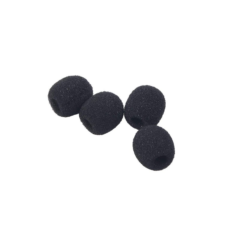 AUGSUN 12Pcs Lavalier Microphone Clip Metal Tie Clips with 12Pcs Foam Windscreen Cover, Lapel Microphone Replacement Kit - Image 4