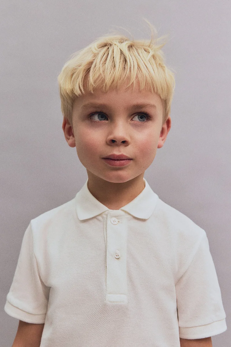 H&M Cotton piqué polo shirt