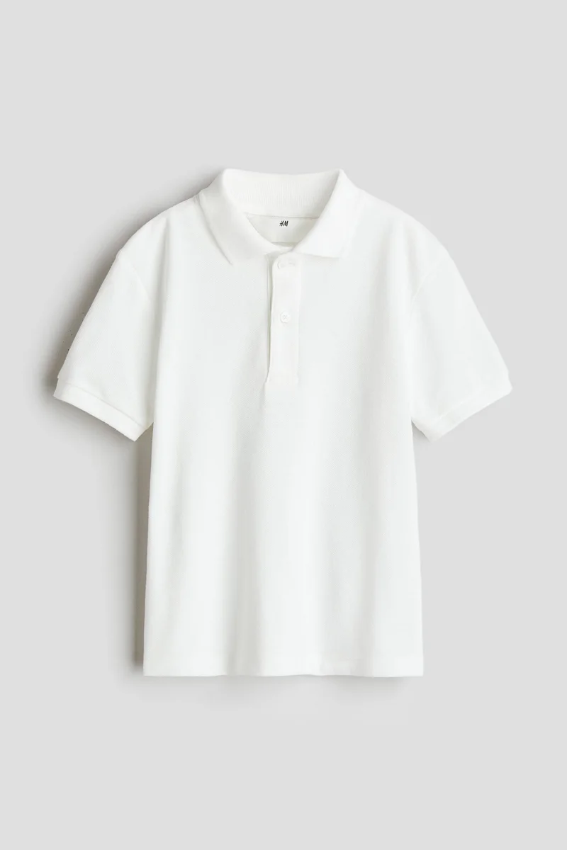 H&M Cotton piqué polo shirt