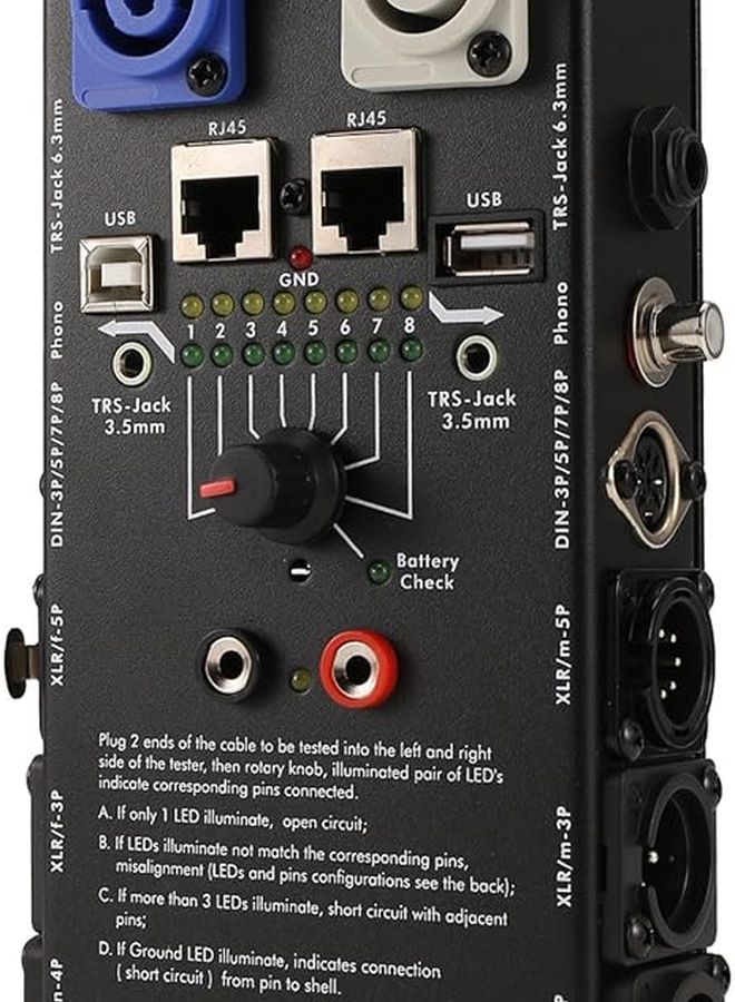 CT 04F جهاز اختبار خط صوتي متعدد الوظائف لاختبار إشارة XLR مقاس CT 04F - Image 1