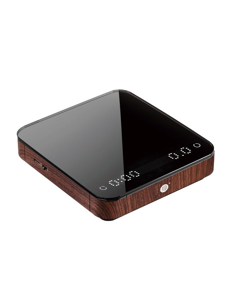 zeroHero Portable Coffee Scale, zeroHero Digital Touch Espresso Scale with Timer, 2kg/0.2 High Precision,Rechargable 1800mAh Battery/Tempered Glass Mirror Kitchen/Baking/Cooking/Travel/Coffee Brewing - Image 1