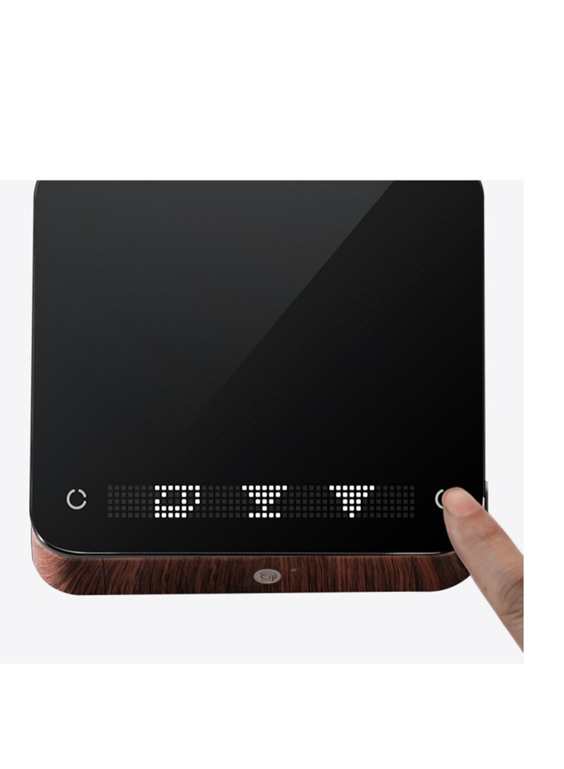 zeroHero Portable Coffee Scale, zeroHero Digital Touch Espresso Scale with Timer, 2kg/0.2 High Precision,Rechargable 1800mAh Battery/Tempered Glass Mirror Kitchen/Baking/Cooking/Travel/Coffee Brewing - Image 3