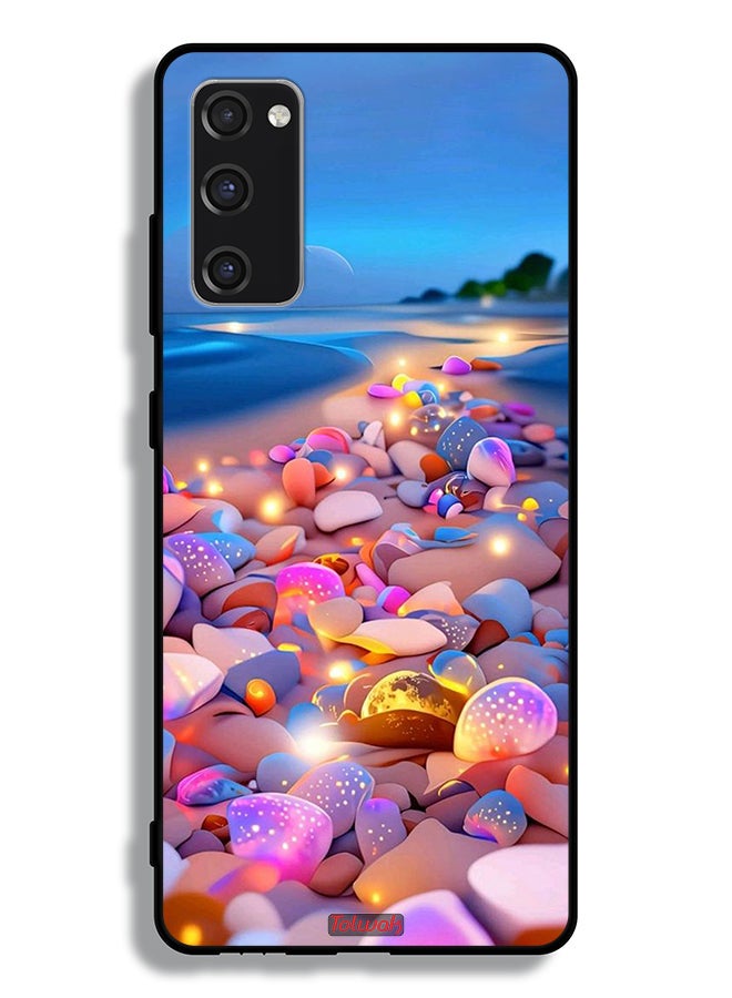 Tolwak Samsung Galaxy S20 FE Protective Case Cover Stones Art - Image 2