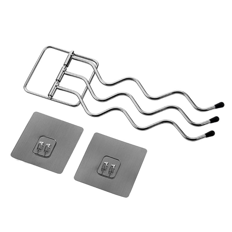 Rotatable Iron Towel Holder Multi Bar Rack for Bathroom Easy to Install and Clean - Image 2