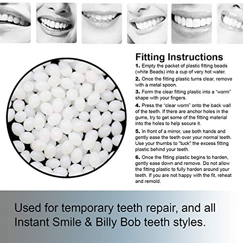 Instant Smile 8 عبوات من حبات لاصق حراري بديل إنستانت سمايل بيلي بوب للأسنان الاصطناعية - Image 4