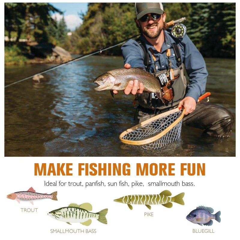 Dovesun Fly Fishing Lures Fly Fishing Flies Wet Fishing Flies Fishing Lures Fishing Spinner for Bass Sunfish Pike Trout Flies Fly Fishing Accessories - Image 5