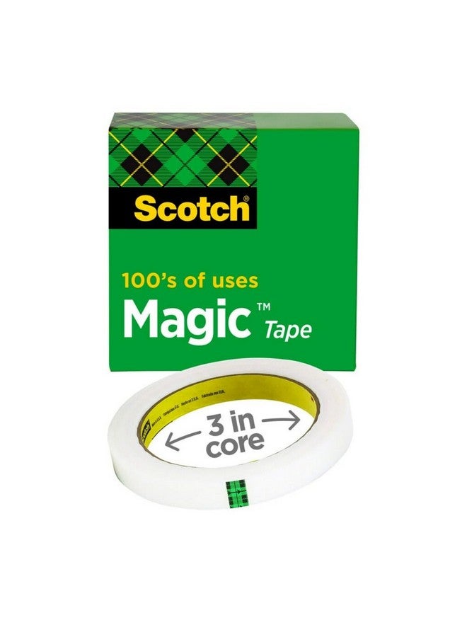 Scotch  Magic Tape, Invisible, Home Office Supplies And Back To School Supplies For College And Classrooms, 1 Roll - Image 1