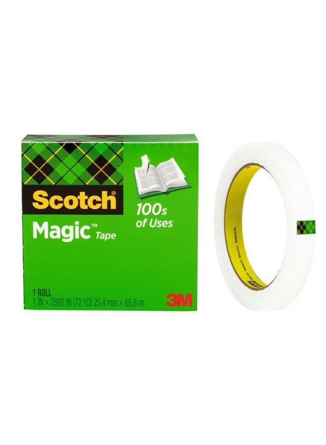 Scotch  Magic Tape, Invisible, Home Office Supplies And Back To School Supplies For College And Classrooms, 1 Roll - Image 2