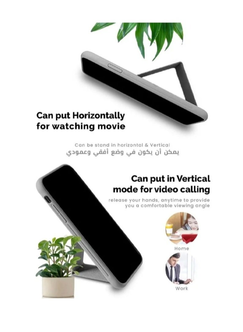 ARMOR Case Cover For Samsung Galaxy S25 Ultra With Magnetic Hand Grip 3 in 1 Grey - Image 4