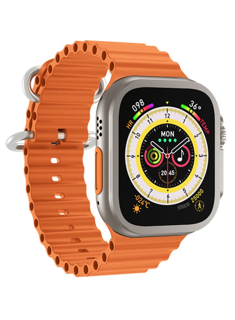 AROAQ 200 mAh Long Battery HW68 Ultra Smartwatch Wireless Charging Large Display Waterproof Bluetooth Full Touchscreen Smart Watch - Image 3