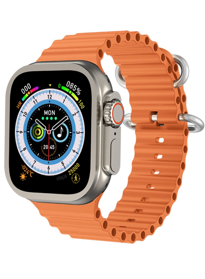 AROAQ 200 mAh Long Battery HW68 Ultra Smartwatch Wireless Charging Large Display Waterproof Bluetooth Full Touchscreen Smart Watch - Image 1