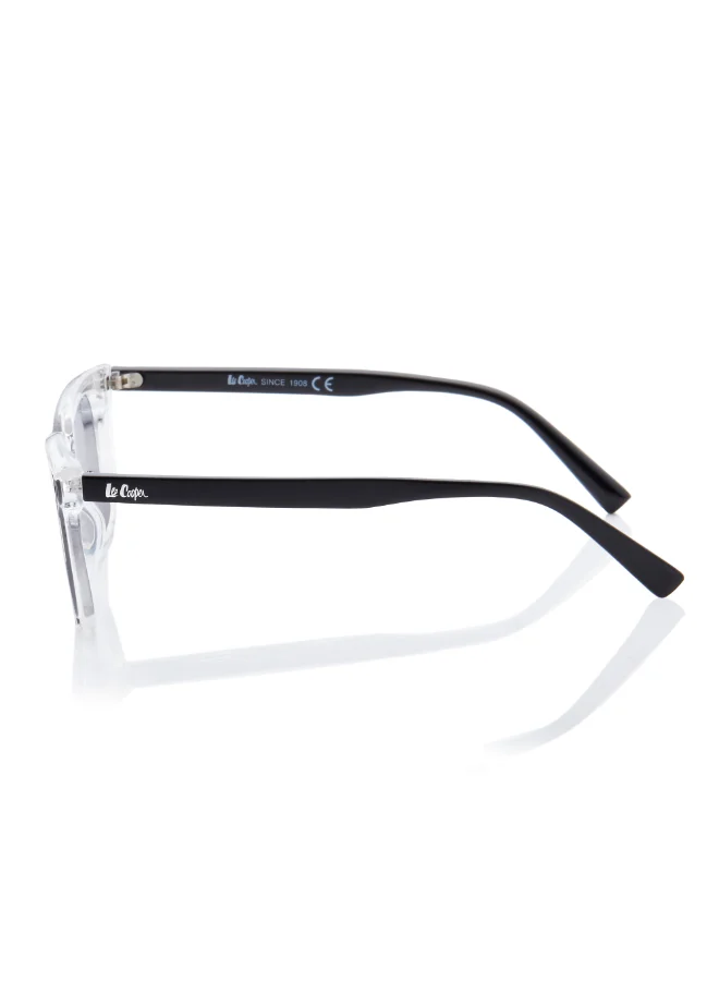 Lee Cooper Pc Sunglasses Clear Frame Grey Mirror Lens 62mm  - LC1208C02