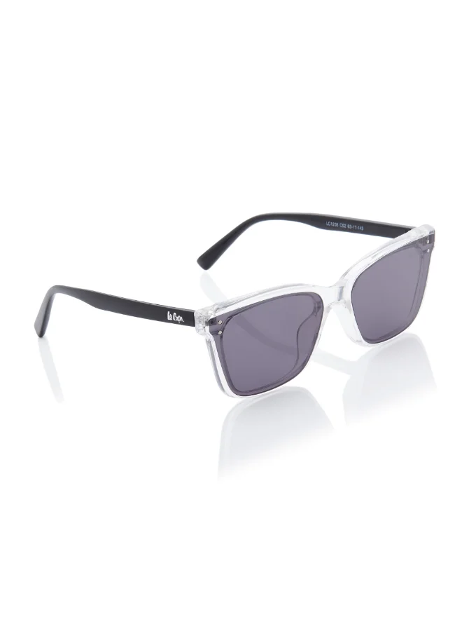 Lee Cooper Pc Sunglasses Clear Frame Grey Mirror Lens 62mm  - LC1208C02