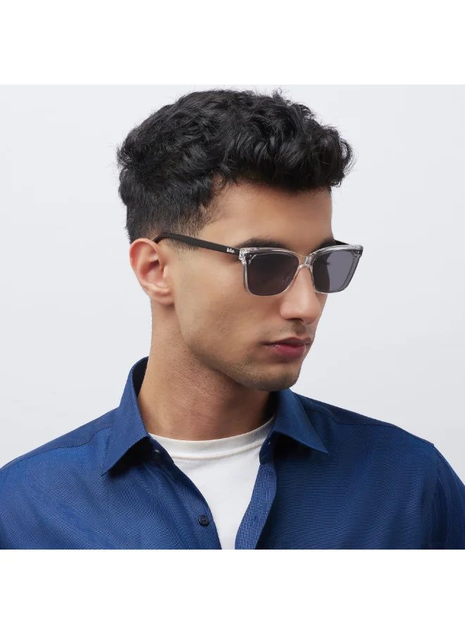 Lee Cooper Pc Sunglasses Clear Frame Grey Mirror Lens 62mm  - LC1208C02