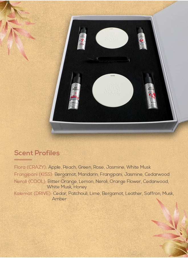 Dr Scent Dr Scent Ceramic Scent Gift Box | Includes 4 Essential Oils: (10ml each) – Perfect for Home Aromatherapy, Relaxation & Luxury Ceramic Diffuser Experience  - Image 5