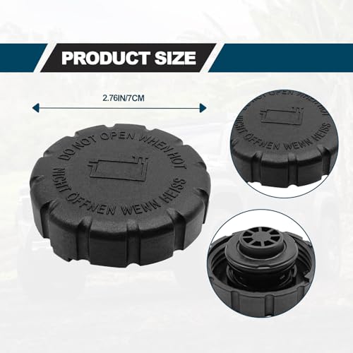 RBOKO Car Radiator Coolant Reservoir tank Cap Replacement Compatible with Chrysler Mercedes-Benz W140 W203 W204 w205 W208 W209 W210 W211 W212 w213 W215 W219, Replace# 2105010615 A2105010615 - Image 2