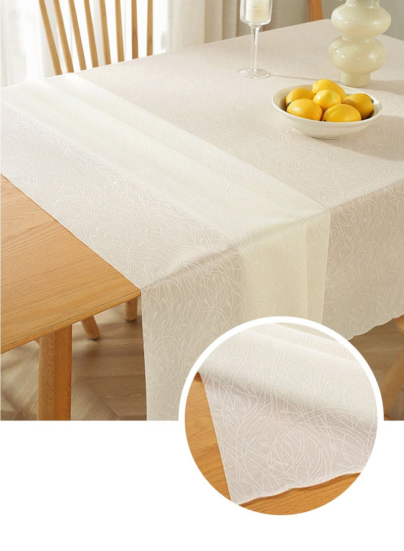 BEIRUI PVC tablecloth waterproof anti-scald and oilproof no-wash, coffee table cloth plastic tablecloth, cuttable tablecloth 137cm*180cm - Image 1