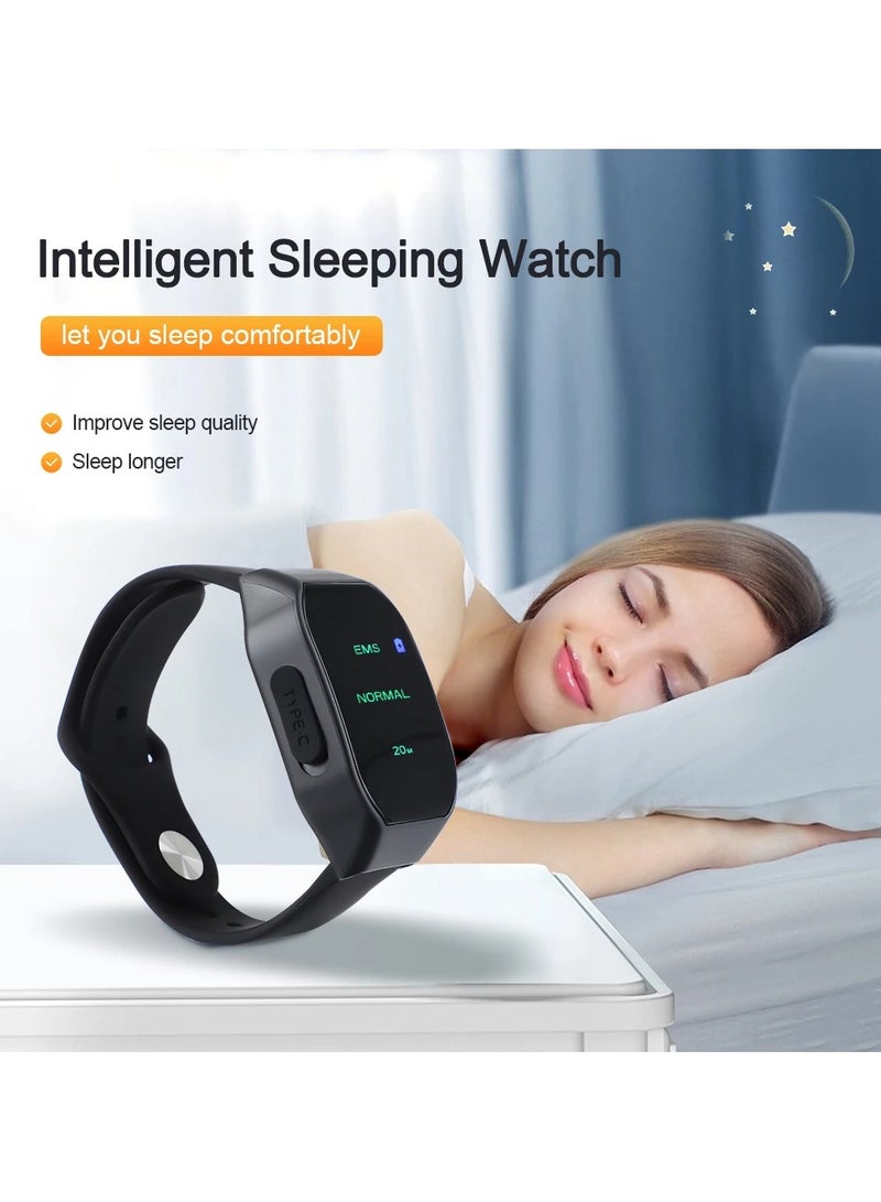 AROAQ Intelligent Sleep Aid Watch Microcurrent Pulse Sleeping Aid Device Anti-anxiety Insomnia Hypnosis Device Better Sleep - Image 2