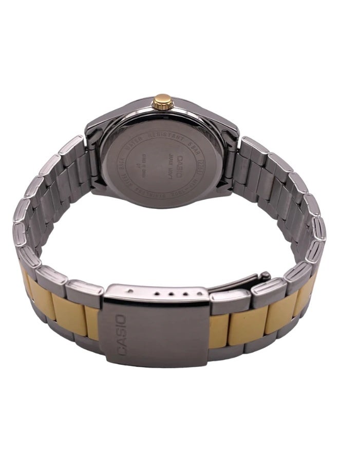CASIO MTP-1302SG-1B3VDF Two-Tone Stainless Steel Band Analog Watch for Men - Silver and Gold - Image 3