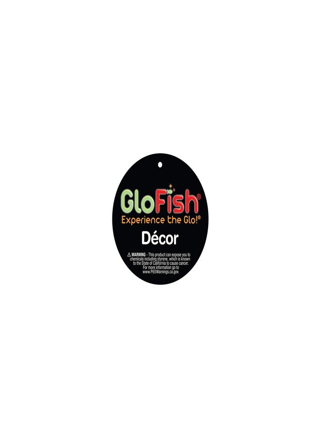 GloFish Plant Aquarium Décor, Green and White Large, Fluorescent Under Blue LED Light - Image 2