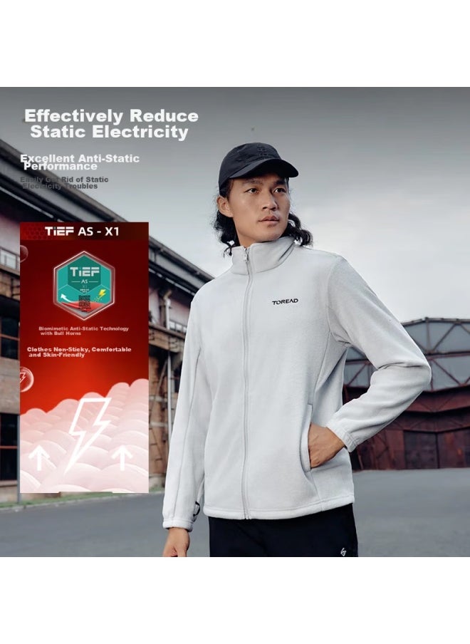 Toread Three-in Jacket, Outdoor Windproof And Rainproof Mountaineering And Skiing Coat For Men And Women, Mountain Shadow Gray, Size M