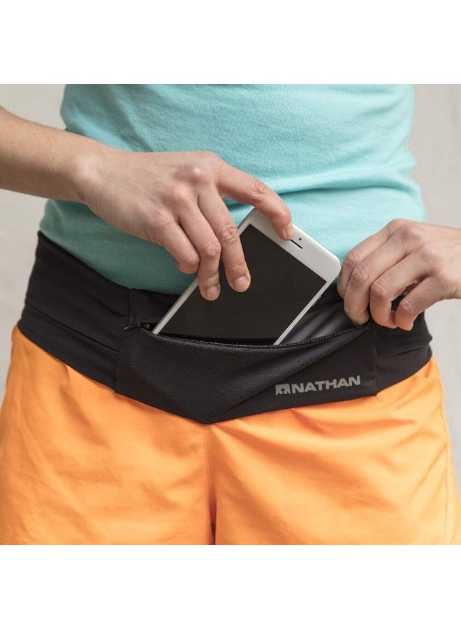 NATHAN Nathan Running Belt – The Zipster Lite – Waist Pack with 2 Zippers  - Image 4