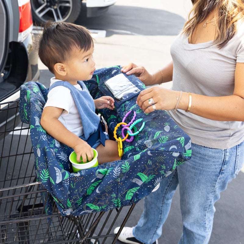 J.L. Childress Disney Baby by J.L. Childress Shopping Cart & High Chair Cover for Baby, Kids, & Toddler - Cover for Grocery Carts & Restaurants, for Boys & Girls, Universal Fit - Lion King - Image 2