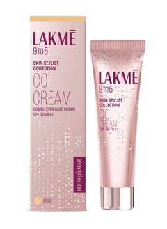 LAKME Lakme 9 To 5 Complexion Care Face CC Cream Beige SPF 30 Conceals Dark Spots and Blemishes 30 g (Packaging may vary)  - Image 1