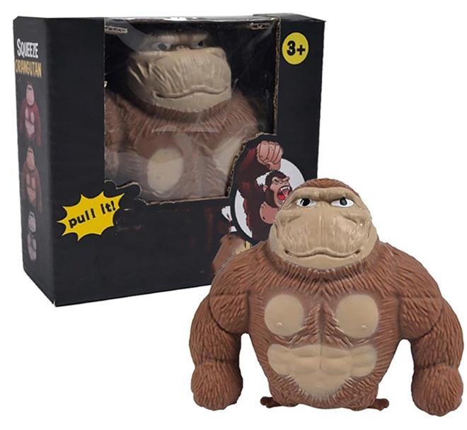 ألعاب الضغط، لعبة قرد، لعبة إسفنجية، لعبة غوريلا ممتعة ومخففة للتوتر للأطفال والكبار، أداة حسية مثالية للقلق واضطراب فرط الحركة ونقص الانتباه والتوحد، مثالية كهدايا لأعياد الميلاد والحفلات - Image 1