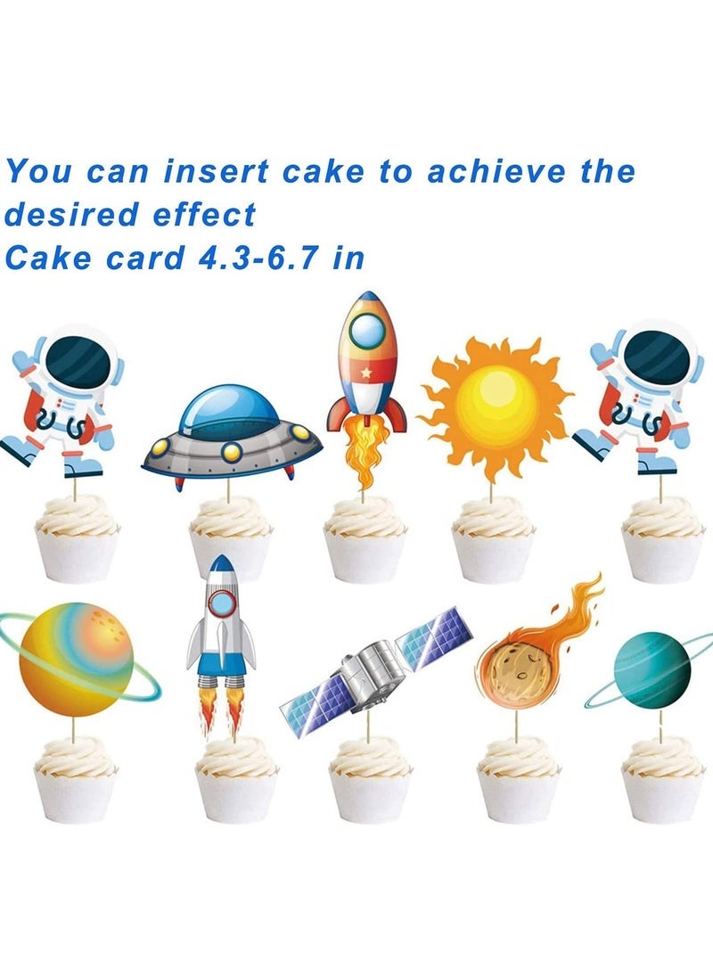 LA FIESTA Space Theme Birthday Decorations for Kids - Image 3