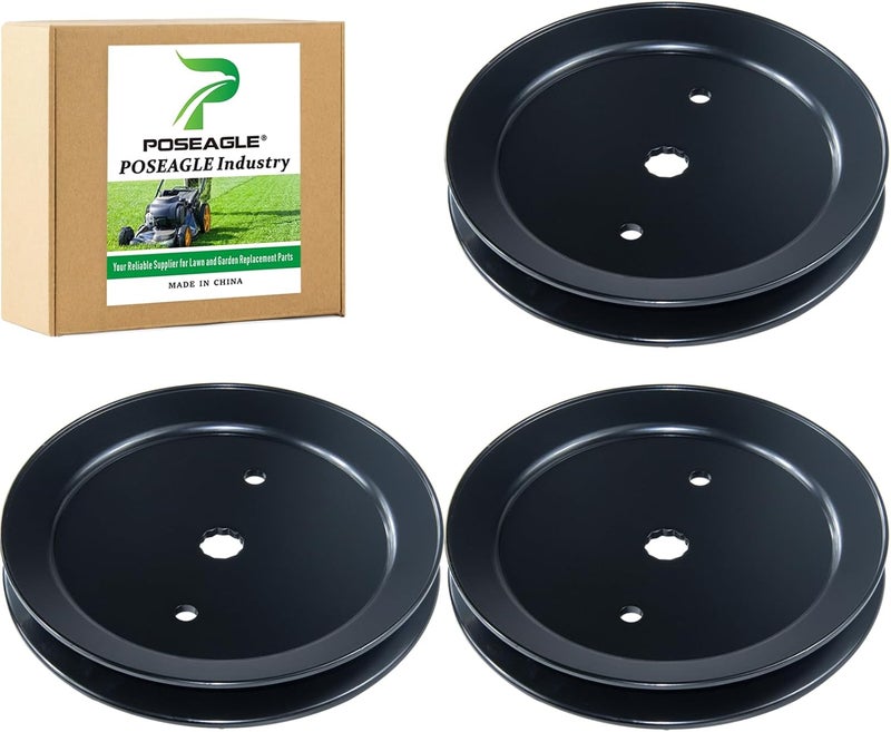 POSEAGLE 3 Pack 197473 Pulley Replaces Craftsman 195945 197473 Husqvarna 532197473 532199478 532195945 Snapper 705115 709731 for 2246LS 2346XLS PB19546LT YT1942T YTH20K46 YTH2042 Lawn Tractors - Image 1