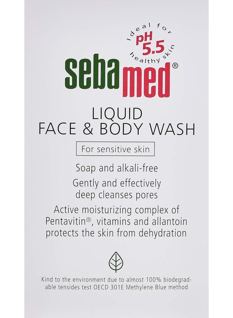Sebamed Liquid Face & Body Wash Sensitive Skin 200 ML - Image 2