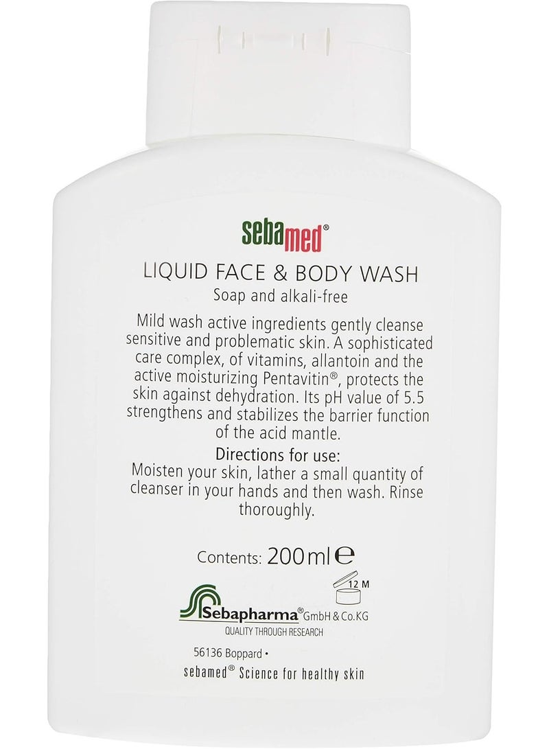 Sebamed Liquid Face & Body Wash Sensitive Skin 200 ML - Image 3