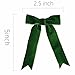 Meseey 12 Pcs Dark Green Velvet Bows with Twist Tie 35 Inch PreTied Vintage Christmas Velvet Ribbon Bows for Treat Bags Gift Wrapping Basket Wedding Baby Shower Brithday Party - Image 4