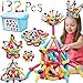 COUOMOXA Magnetic Toy Montessori for Kids 3 4 5 6 7 8 9 10 11 12 Years Old Kids Building Sticks Magnetic Creative Toy Age 312 Playroom Family Christmas Birthday Gift for Boys Girls - Image 2