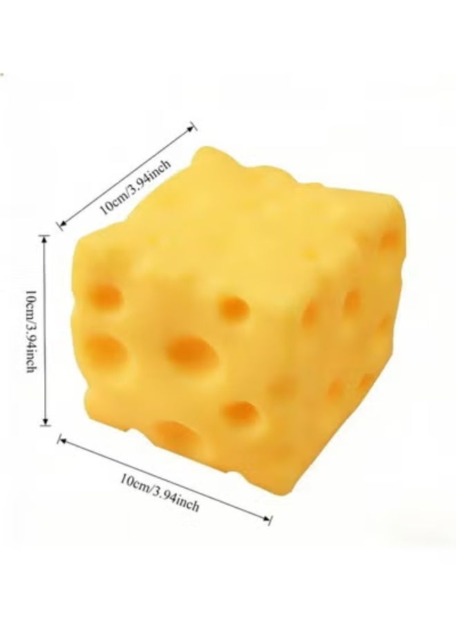 Extra Large Cheese Slow Rebound Squishy Ball for Adult Stress Relief - Image 5