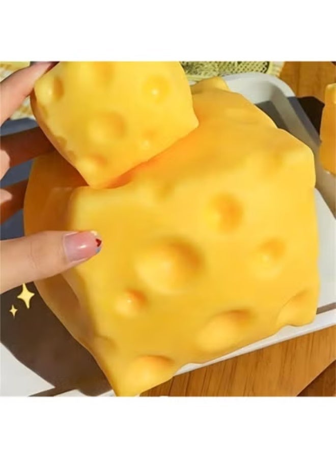 Extra Large Cheese Slow Rebound Squishy Ball for Adult Stress Relief - Image 2
