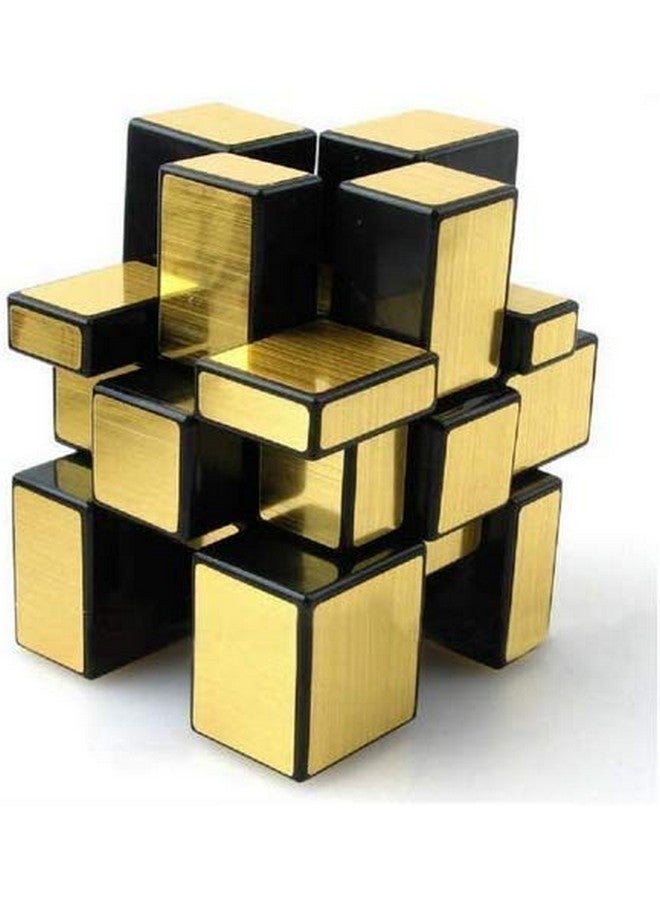vGRASSP Mirror Magic Cube for Stress Relief - Golden Colour - 6 x 6 x 6 cm - Image 3