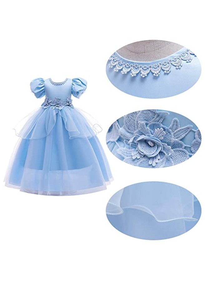 ISank Girls  Princess Birthday Dress  Costume Pageant  Evening Party Dance Ball Gown - Image 4