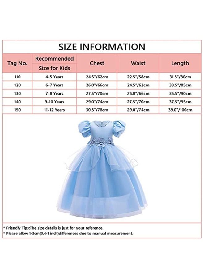 ISank Girls  Princess Birthday Dress  Costume Pageant  Evening Party Dance Ball Gown - Image 5
