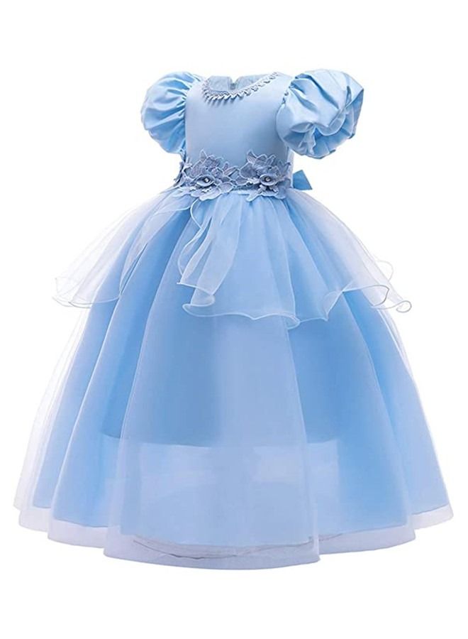 ISank Girls  Princess Birthday Dress  Costume Pageant  Evening Party Dance Ball Gown - Image 3