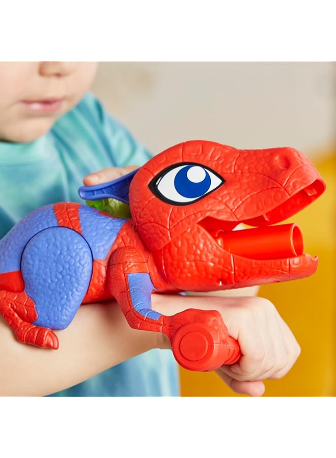 سبايدي اند هيز اميزينج فريندز لعبة إطلاق شبكة العنكبوت من Dino Webs، لعبة لعب الأدوار، ألعاب الأبطال الخارقين لمرحلة ما قبل المدرسة للأطفال من سن 3 سنوات فما فوق - Image 4