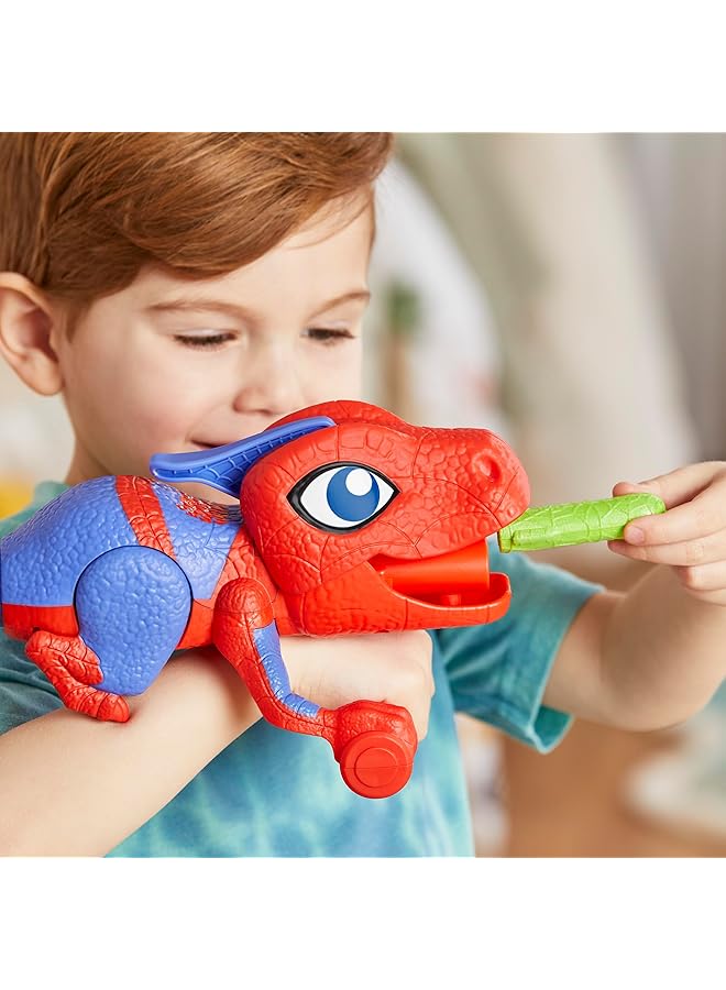 سبايدي اند هيز اميزينج فريندز لعبة إطلاق شبكة العنكبوت من Dino Webs، لعبة لعب الأدوار، ألعاب الأبطال الخارقين لمرحلة ما قبل المدرسة للأطفال من سن 3 سنوات فما فوق - Image 5