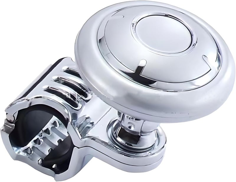Folding Bearing Steering Scope Steering Wheel Spinner Knob with Adjustable Grip, Easy Installation, for Semi Truck, Universal Fit - Image 1
