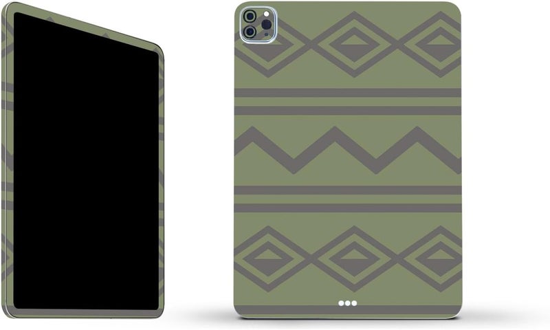 مايتي سكينز غلاف فينيلي قوي من MightySkins متوافق مع Apple iPad Pro 11" M2 الجيل الرابع (2022) - تصميم Green Western | واقي، متين، وفريد من نوعه | سهل التطبيق | مصنوع في الولايات المتحدة الأمريكية - Image 1
