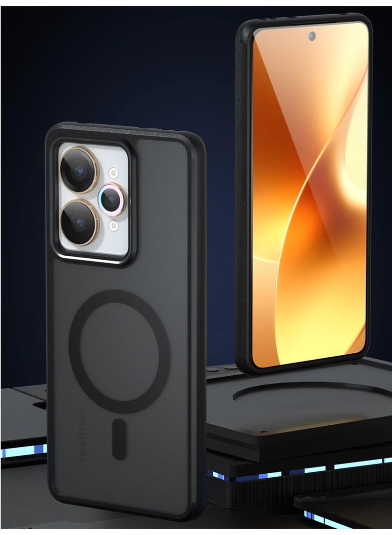 عام غطاء متوافق مع ريلمي 15 برو/ريلمي 15 (2025)، مزود بوظيفة مغناطيسية مدمجة وحماية دقيقة للعدسة، غطاء واقٍ من السقوط مع حماية هوائية ناعمة على البشرة. - Image 2