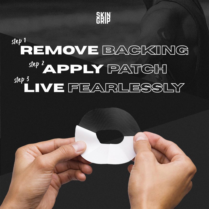 Skin Grip Adhesive Patch Compatible with Dexcom G6 Adhesive Patches Waterproof & Sweatproof with Cutout, Lasts 10-14 Days, Continuous Glucose Monitor Patch, CGM Sensor Cover â€“ 20 Pack, Black - Image 4
